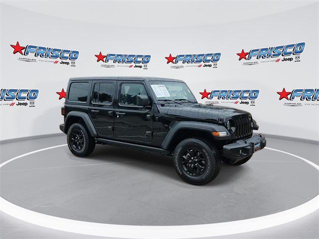 used 2021 Jeep Wrangler car, priced at $33,800