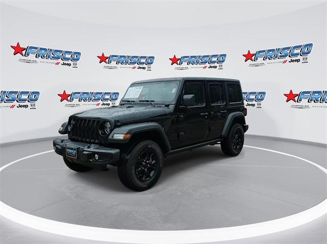 used 2021 Jeep Wrangler car, priced at $33,800