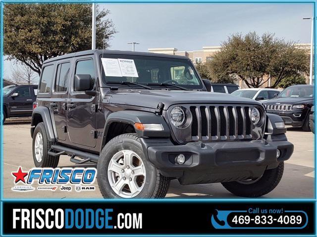 used 2022 Jeep Wrangler Unlimited car, priced at $32,252