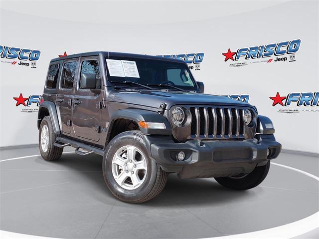 used 2022 Jeep Wrangler Unlimited car, priced at $34,593