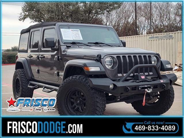 used 2020 Jeep Wrangler Unlimited car, priced at $26,287