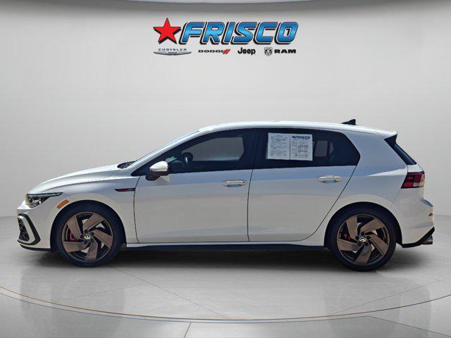 used 2024 Volkswagen Golf GTI car, priced at $22,555