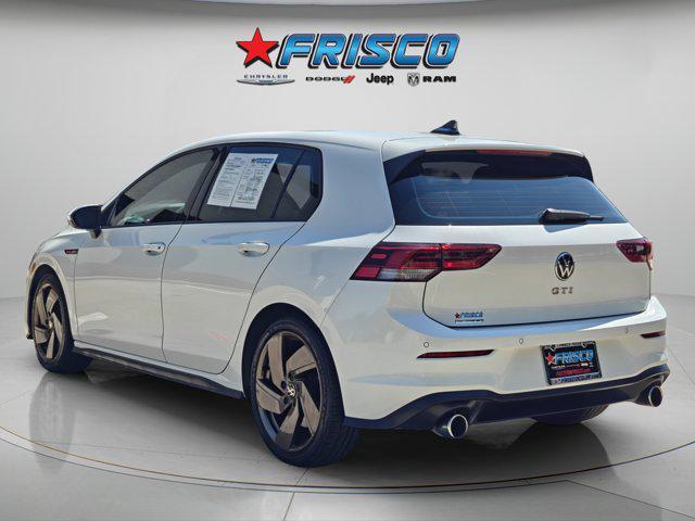 used 2024 Volkswagen Golf GTI car, priced at $22,555