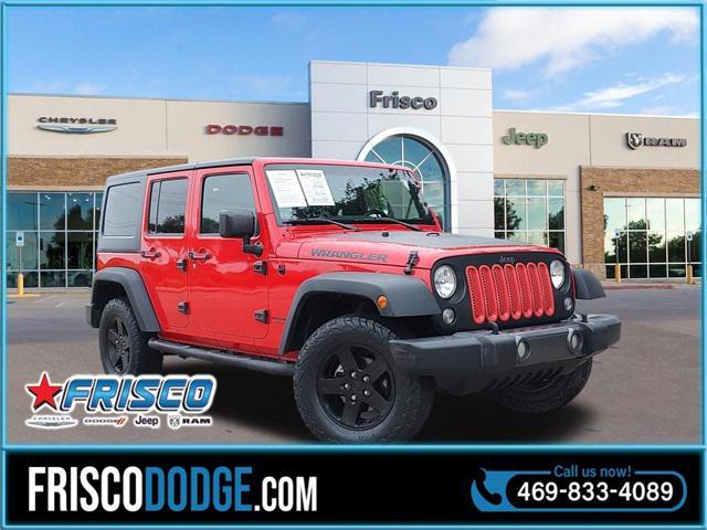 used 2017 Jeep Wrangler Unlimited car, priced at $25,711