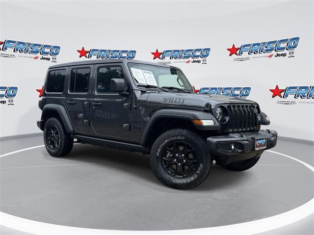 used 2021 Jeep Wrangler car, priced at $32,000