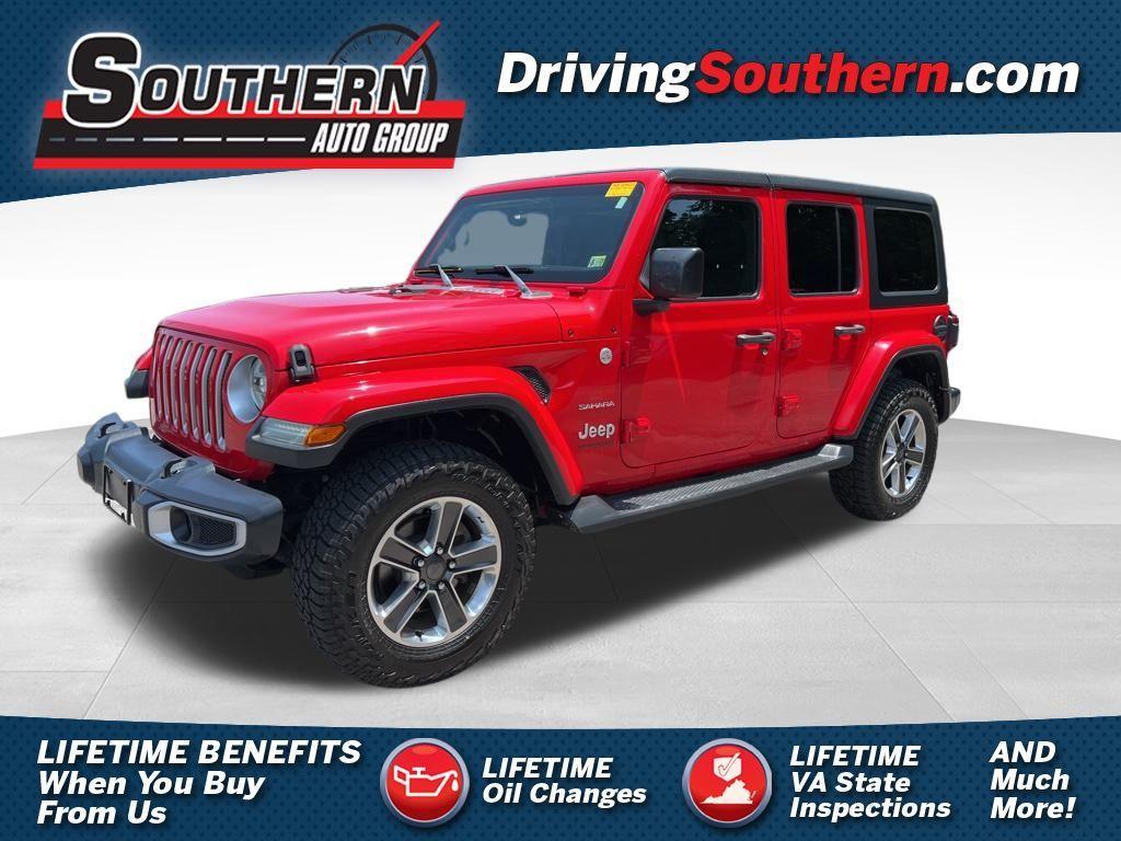 used 2018 Jeep Wrangler Unlimited car, priced at $31,800