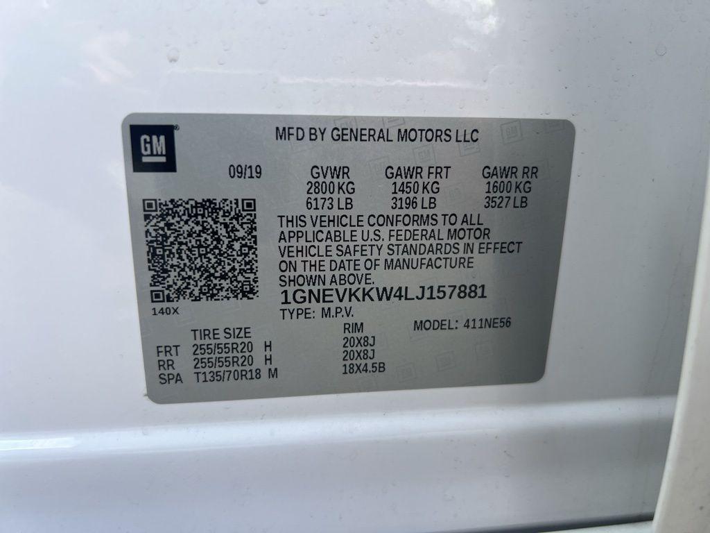 used 2020 Chevrolet Traverse car, priced at $26,995