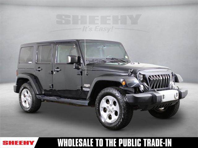 used 2015 Jeep Wrangler Unlimited car, priced at $15,780