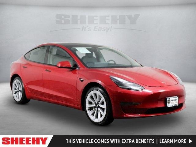 used 2022 Tesla Model 3 car, priced at $18,550