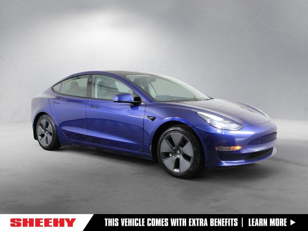 used 2021 Tesla Model 3 car, priced at $19,998