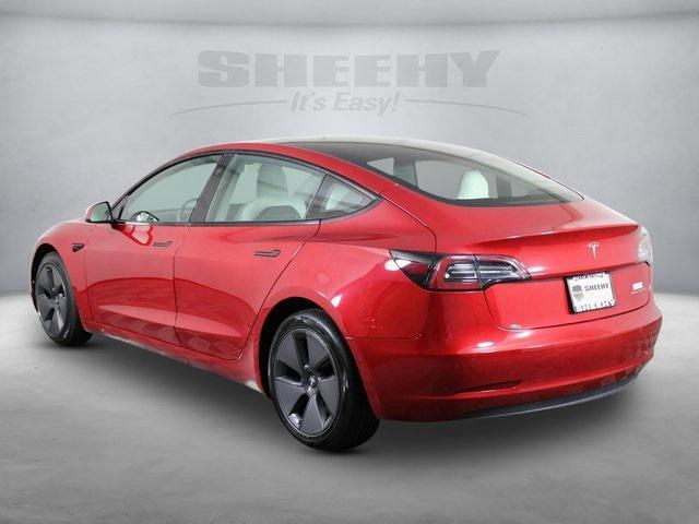 used 2021 Tesla Model 3 car, priced at $25,450