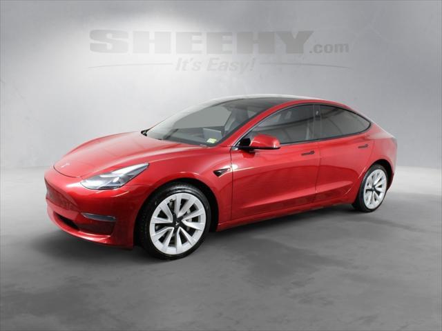 used 2021 Tesla Model 3 car, priced at $23,850