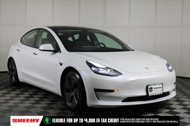 used 2021 Tesla Model 3 car, priced at $22,998