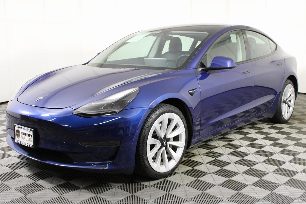 used 2022 Tesla Model 3 car, priced at $19,800