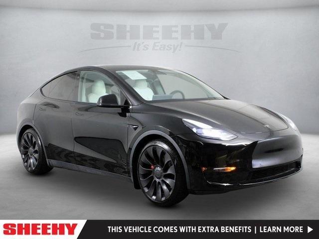 used 2021 Tesla Model Y car, priced at $33,450
