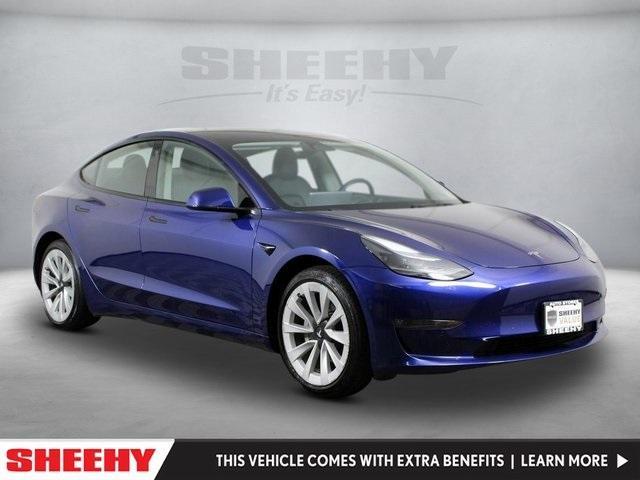 used 2022 Tesla Model 3 car, priced at $17,700