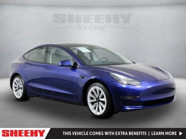 used 2022 Tesla Model 3 car, priced at $20,750