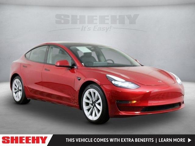 used 2022 Tesla Model 3 car, priced at $19,400