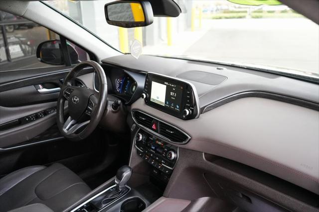 used 2019 Hyundai Santa Fe car, priced at $19,195