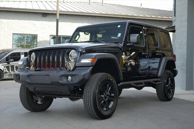 used 2020 Jeep Wrangler Unlimited car, priced at $33,485