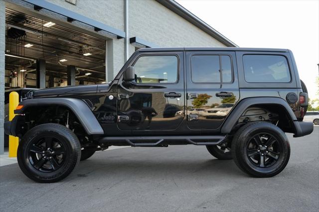 used 2020 Jeep Wrangler Unlimited car, priced at $33,485