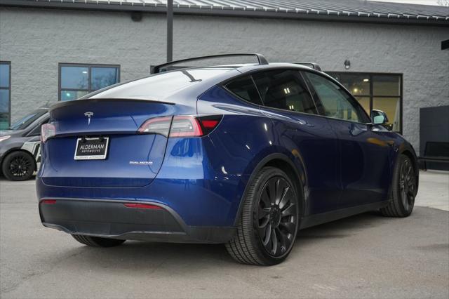 used 2021 Tesla Model Y car, priced at $28,995