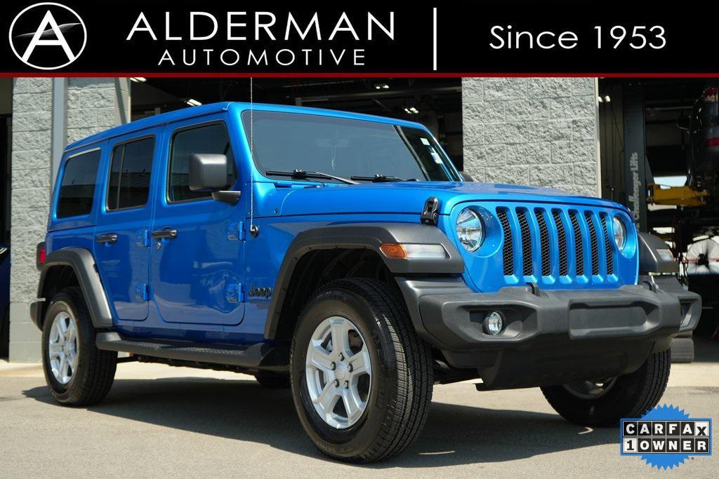 used 2021 Jeep Wrangler Unlimited car, priced at $36,000