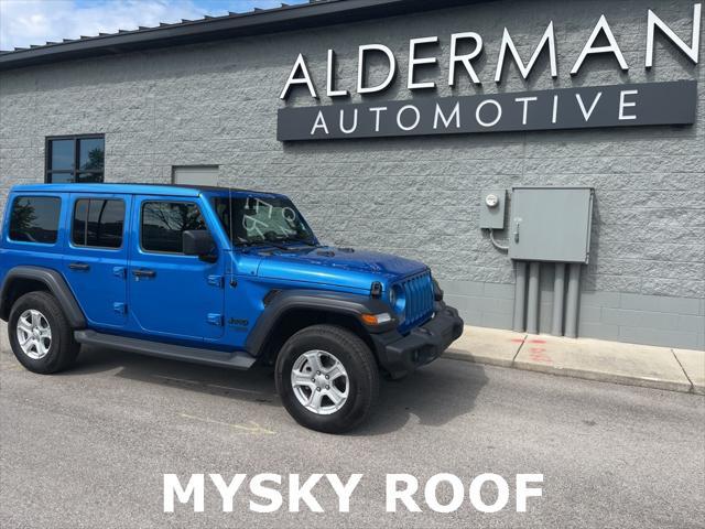 used 2021 Jeep Wrangler Unlimited car, priced at $36,000