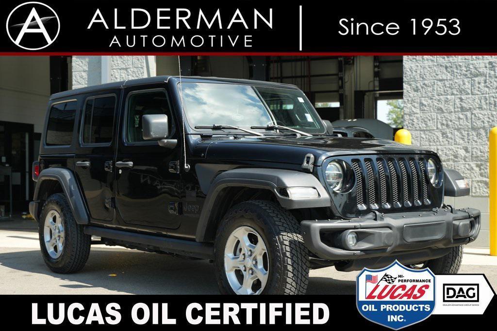 used 2021 Jeep Wrangler Unlimited car, priced at $28,500