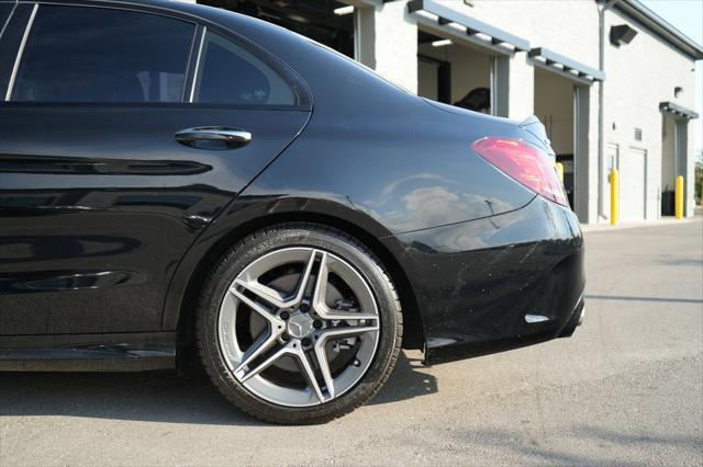 used 2019 Mercedes-Benz AMG C 43 car, priced at $34,500