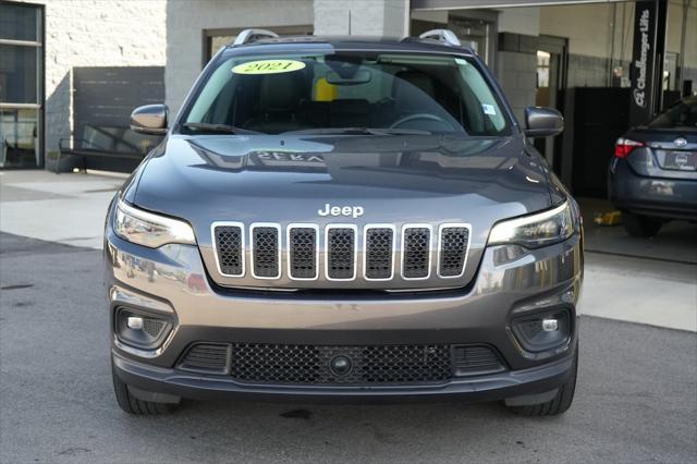 used 2021 Jeep Cherokee car, priced at $21,995