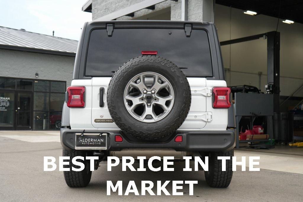 used 2020 Jeep Wrangler Unlimited car, priced at $23,362