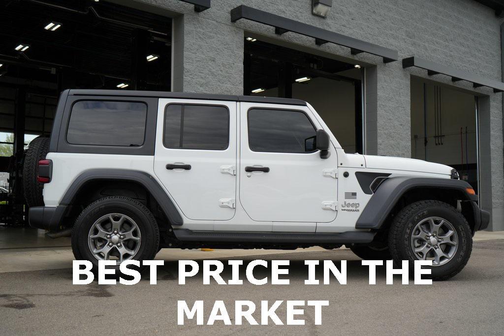 used 2020 Jeep Wrangler Unlimited car, priced at $23,362