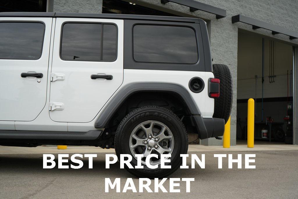 used 2020 Jeep Wrangler Unlimited car, priced at $23,362