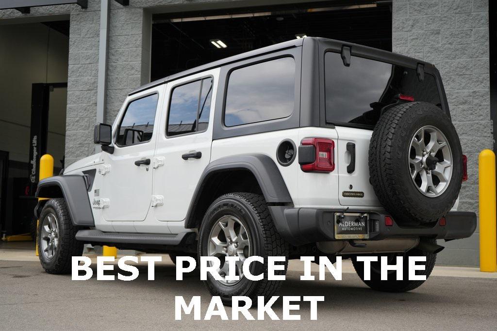 used 2020 Jeep Wrangler Unlimited car, priced at $23,362