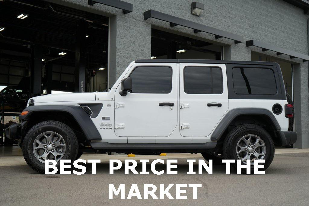 used 2020 Jeep Wrangler Unlimited car, priced at $23,362