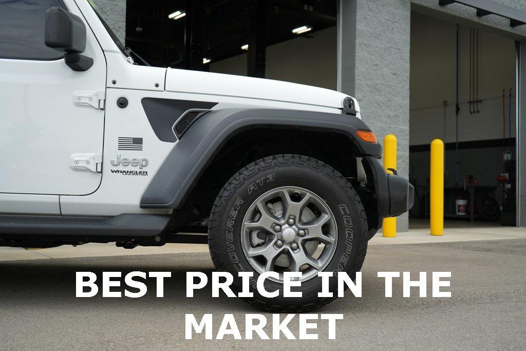 used 2020 Jeep Wrangler Unlimited car, priced at $23,362
