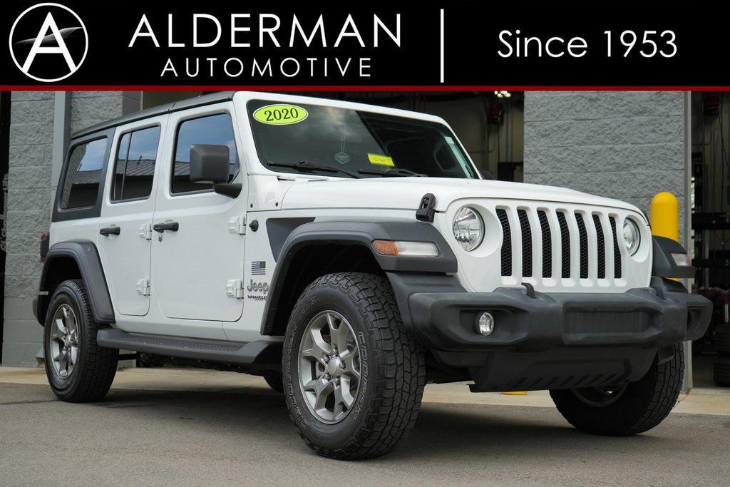 used 2020 Jeep Wrangler Unlimited car, priced at $24,500