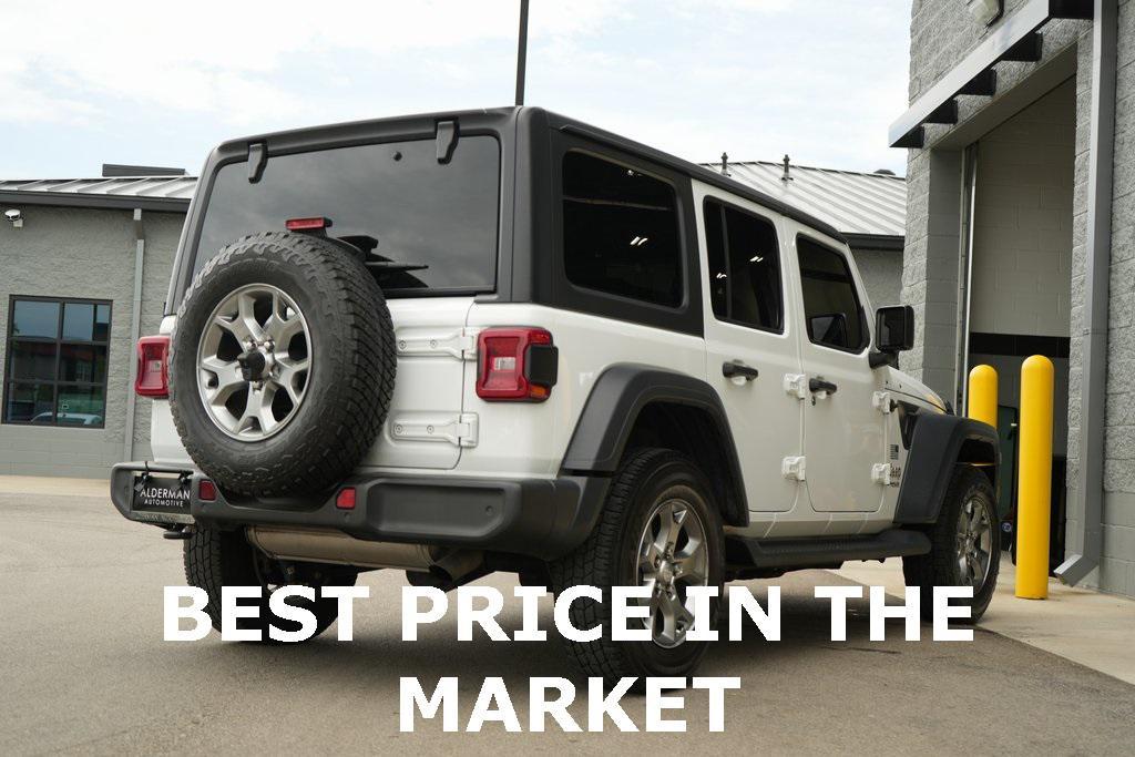 used 2020 Jeep Wrangler Unlimited car, priced at $23,362