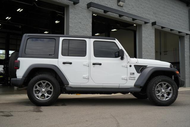 used 2020 Jeep Wrangler Unlimited car, priced at $27,955