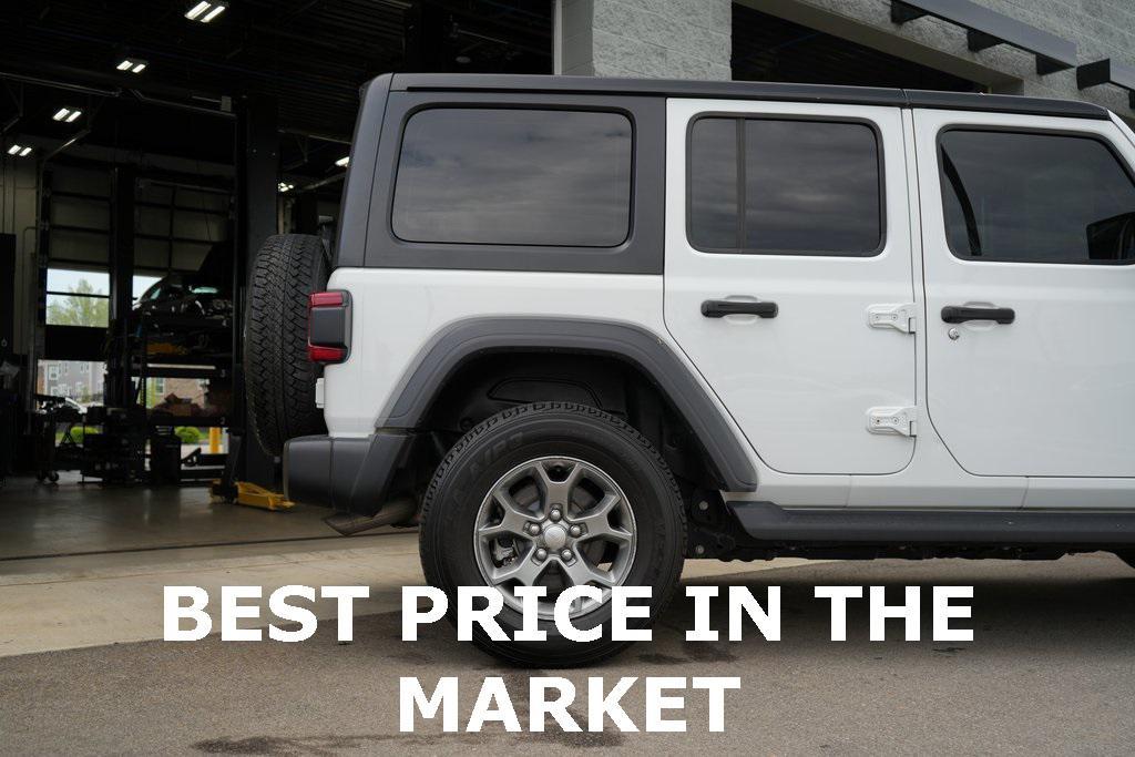 used 2020 Jeep Wrangler Unlimited car, priced at $23,362
