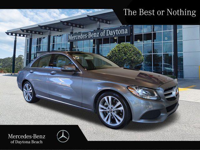 used 2018 Mercedes-Benz C-Class car, priced at $15,995