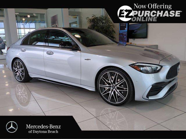 used 2023 Mercedes-Benz AMG C 43 car, priced at $54,998