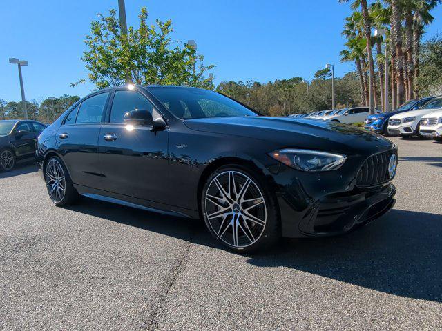 new 2025 Mercedes-Benz AMG C 43 car, priced at $76,500