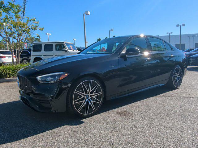 new 2025 Mercedes-Benz AMG C 43 car, priced at $76,500