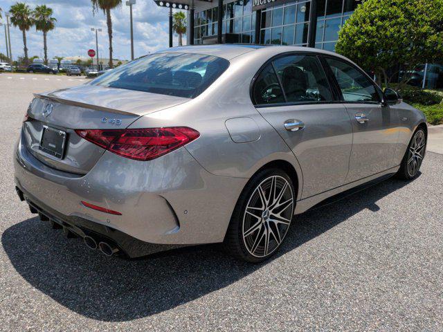 new 2024 Mercedes-Benz AMG C 43 car, priced at $75,385