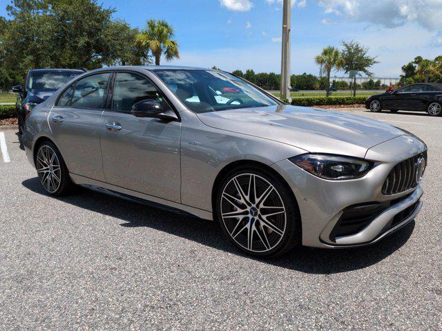 new 2024 Mercedes-Benz AMG C 43 car, priced at $75,385