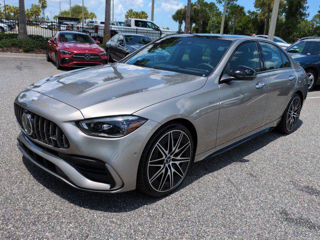 new 2024 Mercedes-Benz AMG C 43 car, priced at $75,385