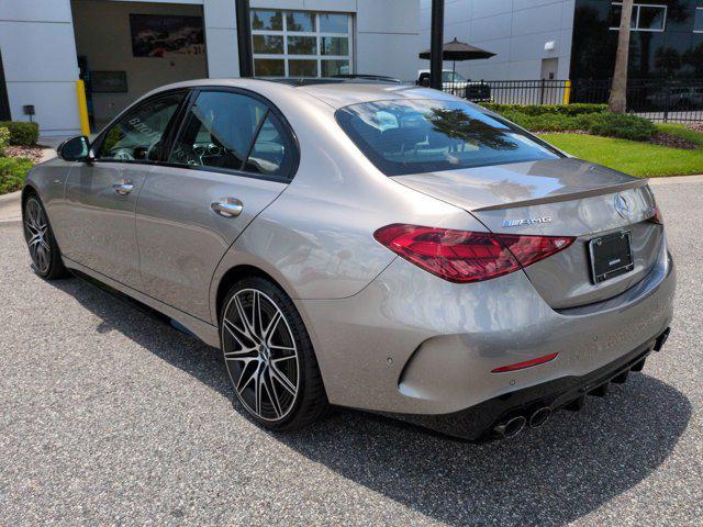 new 2024 Mercedes-Benz AMG C 43 car, priced at $75,385