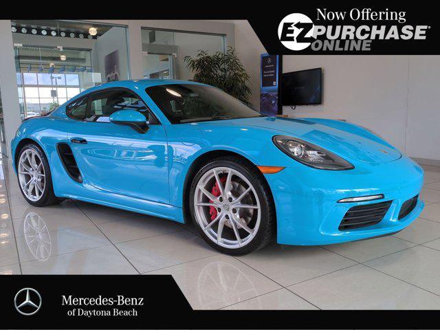 used 2018 Porsche 718 Cayman car, priced at $61,562